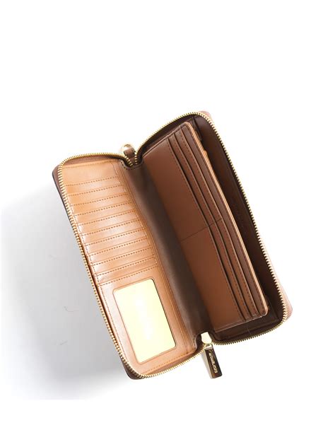 michael kors travel continental wallet